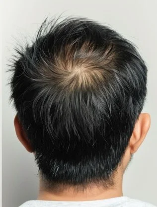 Before FUE Hair Transplant at Varadhi Hair N Glow Vijayawada
