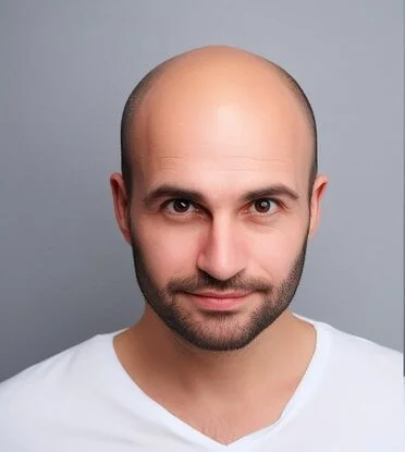 Before DHI Hair Therapy at Varadhi Hair N Glow