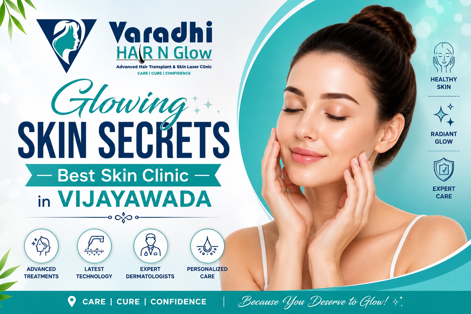Glowing Skin Secrets Best Skin Clinic in Vijayawada | Varadhi Hair N Glow