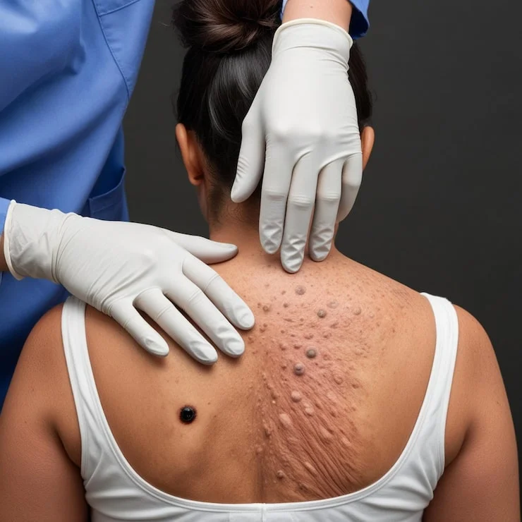 Wart removal treatment explanation at Varadhi Hair N Glow Hair Transplant & Skin Laser Clinic, Vijayawada