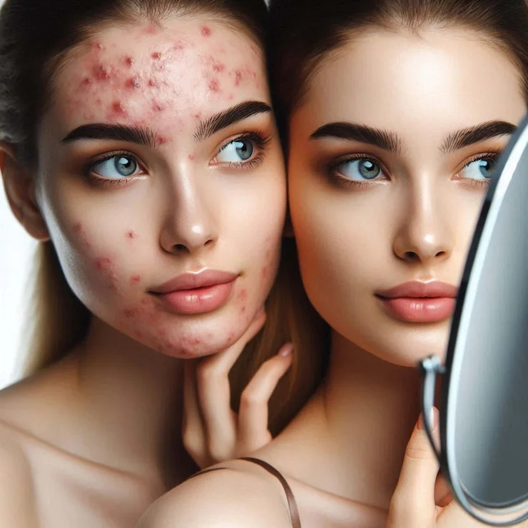 Acne scar treatment explanation at Varadhi Hair N Glow Hair Transplant & Skin Laser Clinic, Vijayawada, Andhra Pradesh